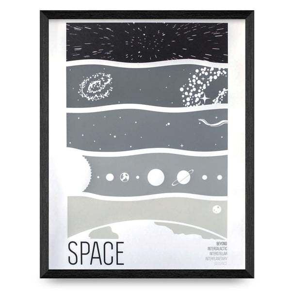 Space Print (2 sizes) By Brainstorm