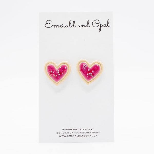 Sugar Cookies Stud Earrings (various colours) By Emerald