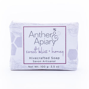 Sweet Bliss & Honey 3.5oz Soap By Anther Apiary