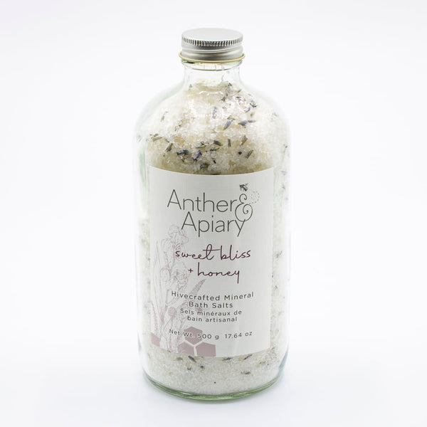 Sweet Bliss & Honey Bath Salts (500g) By Anther Apiary