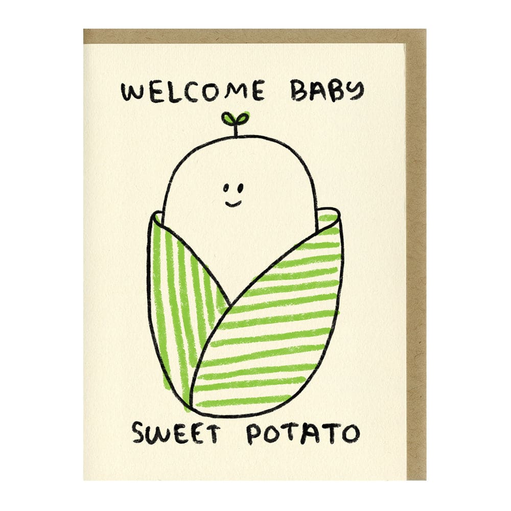 Sweet Potato Baby Card By People I’ve Loved