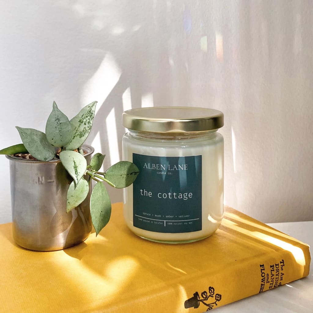 The Cottage 8oz Soy Candle By Alben Lane