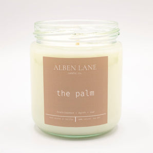 The Palm 8oz Soy Candle By Alben Lane