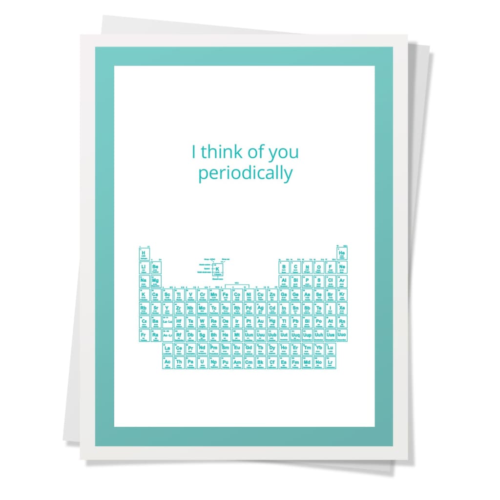 Think Of You Periodically Card By Design Corner