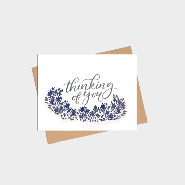 Thinking of You Flowers Card By Happy Sappy Mail