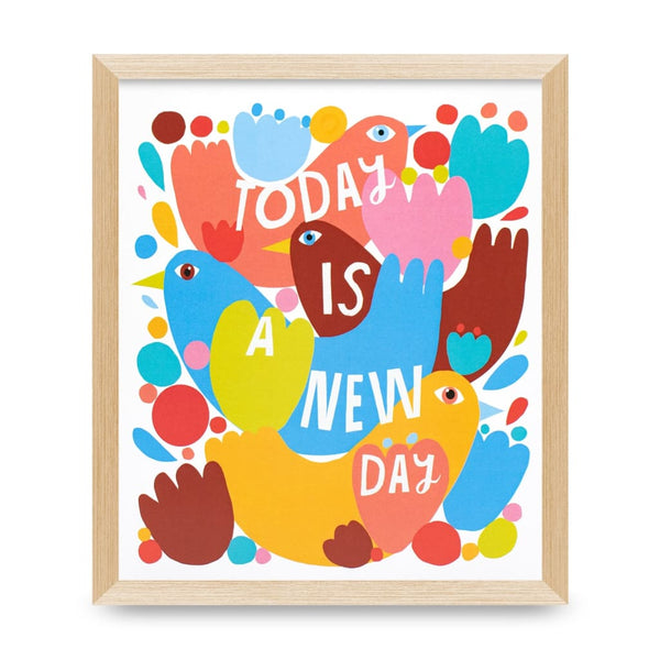 Today Is A New Day 7x8.25 Print By Lisa Congdon Art &