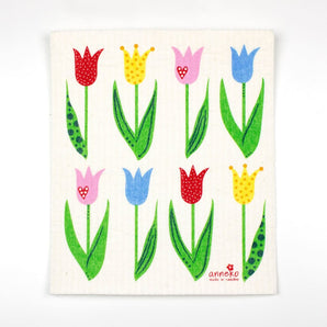 Tulips Swedish Dish Cloth By Square Love