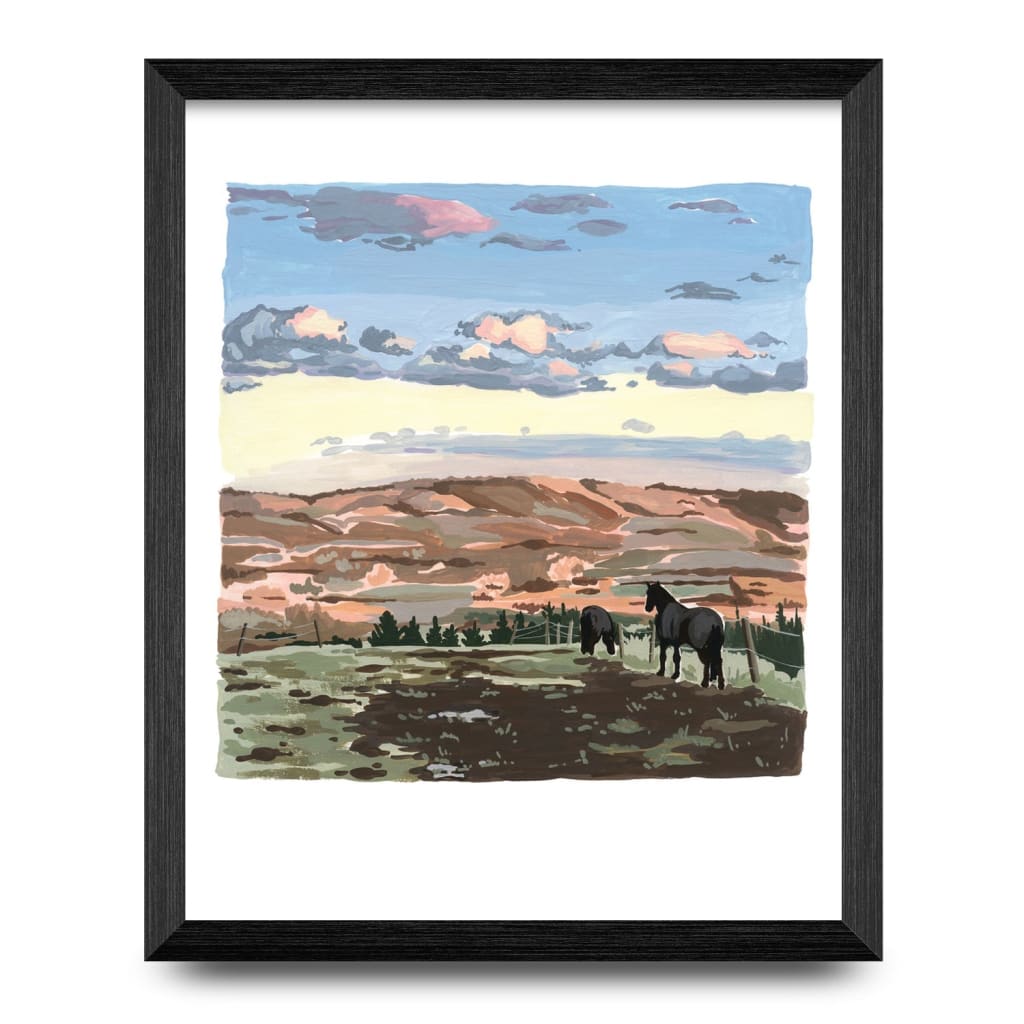 View Of North Mountain 8x10 Print By Kat Frick Miller Art
