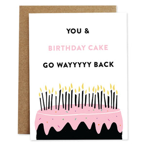 Way Back Birthday Card By Rhubarb Paper Co.