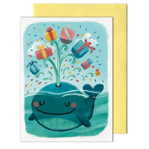 Whale Presents Birthday Card By Pencil Empire