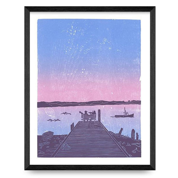 Wharf Sunset 11x14 Print By Deep Hollow