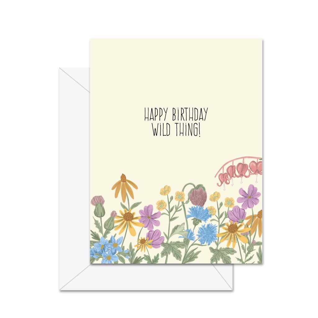 Wild Thing Birthday Card By Jaybee Design