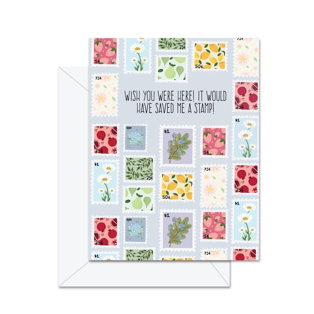 Wish You Were Here Stamp Card By Jaybee Design