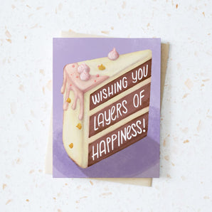 Wishing You Layers Of Happiness Card By Hop & Flop