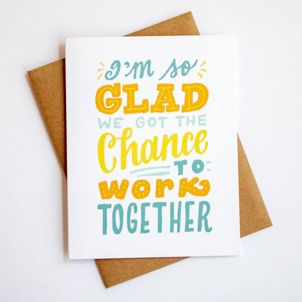 Work Together Farewell Card By Better Left Said