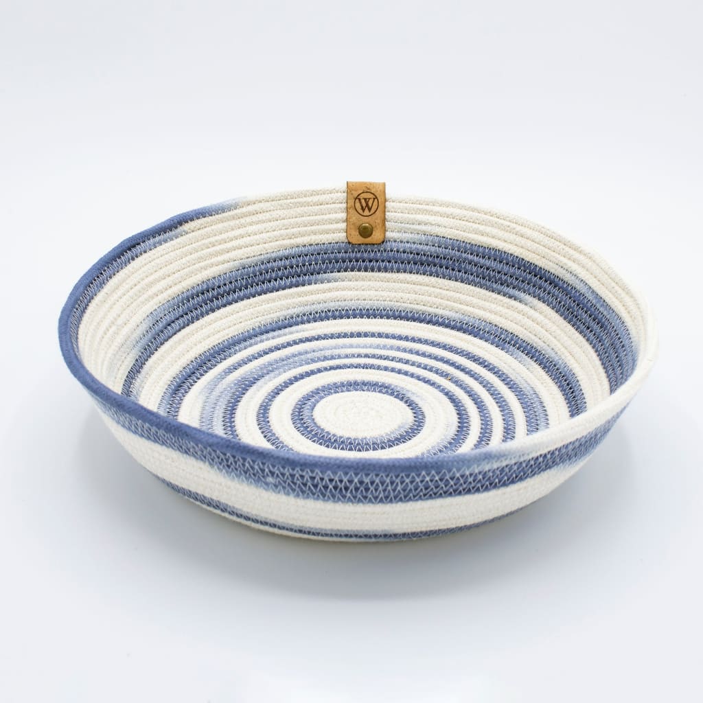Woven Rope Blue Ocean Nesting Bowl (various sizes) By Warm