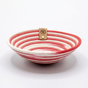 Woven Rope Jewelry Bowl - Variegated (various colours)