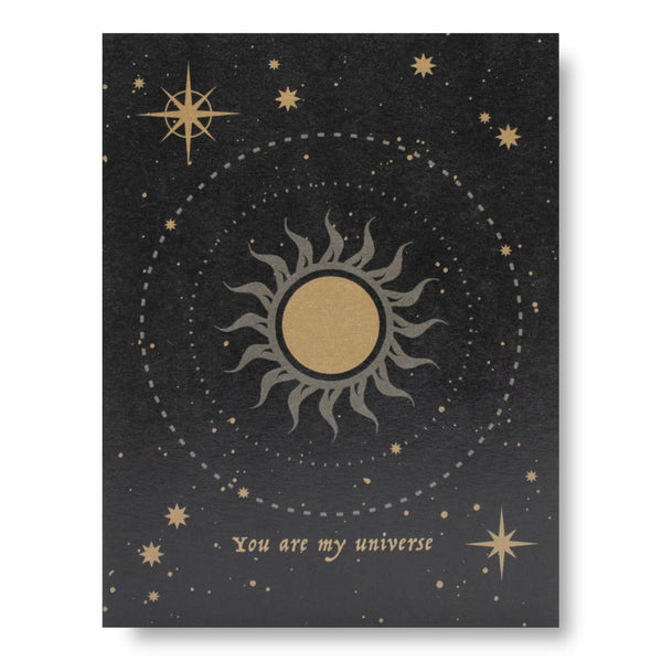 You Are My Universe Card By Fabled Creative