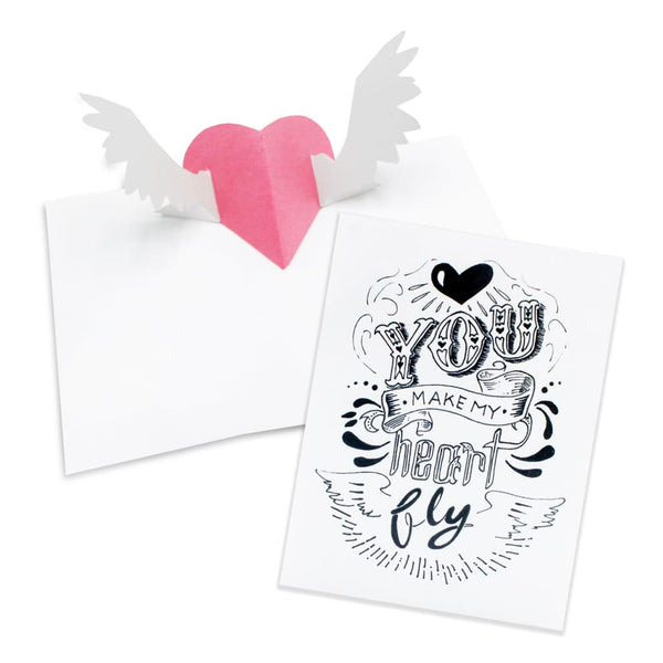 You Make My Heart Fly Pop-Up Card By Bard
